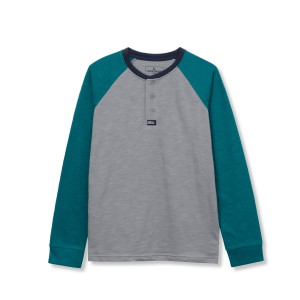 Boys Basin Henley Shirt