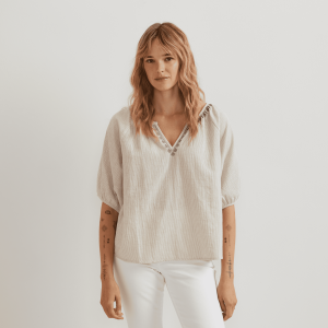 Women’s Embroidered Trim Shirt