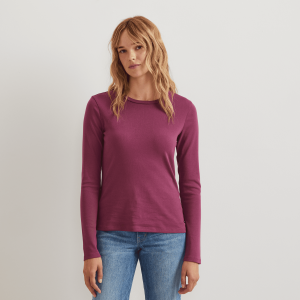 Women’s Everyday Long-Sleeve Crewneck T-Shirt