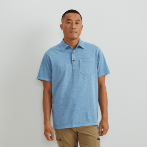 Men’s Sunwashed Cotton Pocket Polo