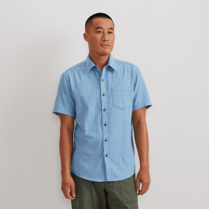 Men’s Tidelands Short-Sleeve Yarn-Dyed Textured Shirt