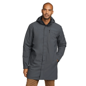 Men’s Mainstay Insulated Waterproof Hooded Trench Coat