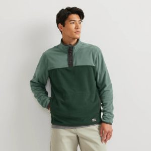 Men’s Chutes Fleece Snap Mock Pullover