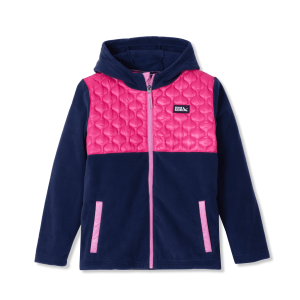 Kids Quest Fleece Mixed Media Hooded Jacket