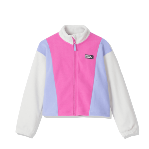 Girls Quest Fleece Colorblock Full Zip Jacket